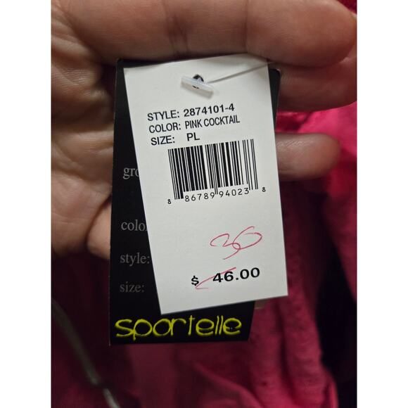NWT L petite Pink Sportelle Jacket - Picture 2 of 2